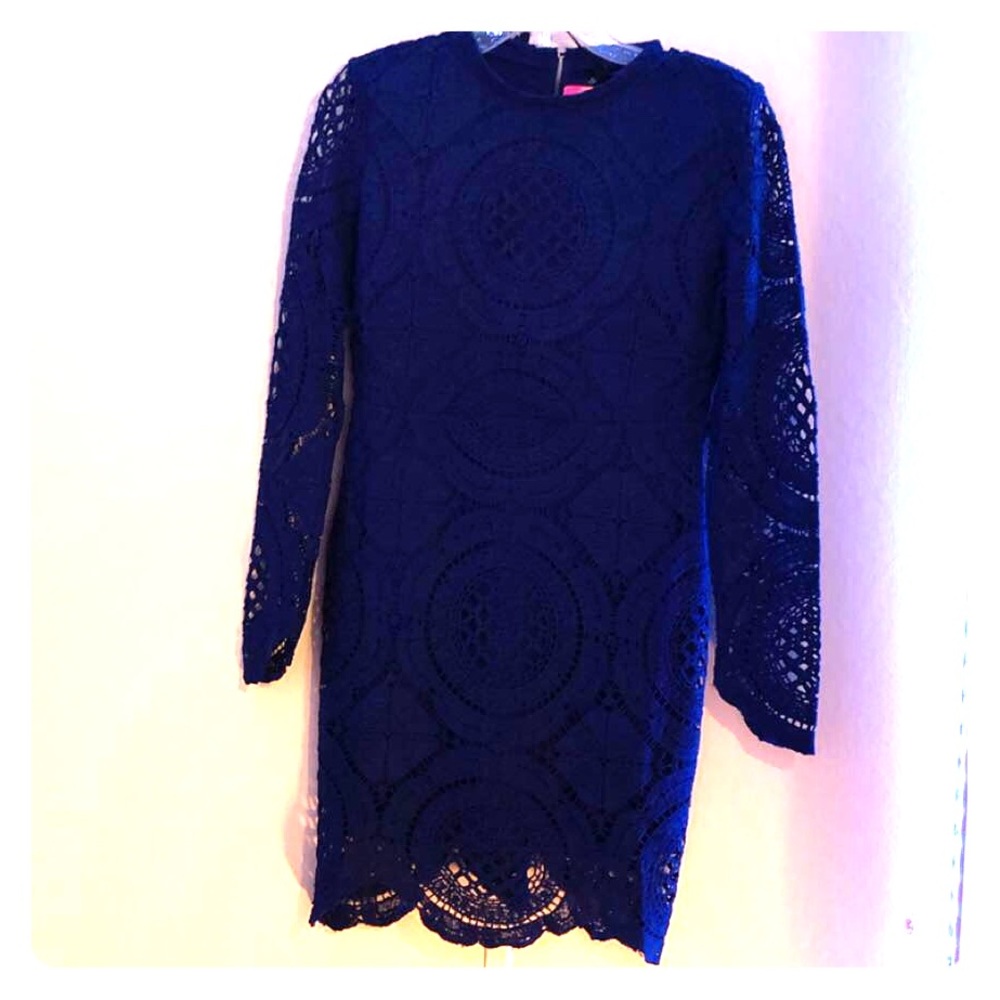 Women royal blue dress